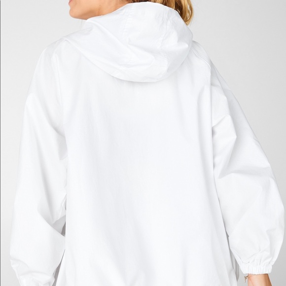 Fabletics Jordan Woven Jacket White Medium - Picture 2 of 10